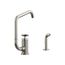 Billet Single-Handle Bar Sink Faucet w/ Two-Function Extended-Reach Spout And Side Sprayer (Vibrant Polished Nickel), K-28667-3-SN