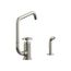 Billet Single-Handle Bar Sink Faucet w/ Two-Function Extended-Reach Spout And Side Sprayer (Vibrant Polished Nickel), K-28667-9-SN