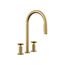 Billet Pull-Down Kitchen Sink Faucet w/ Two-Function Sprayhead (Vibrant Brushed Moderne Brass), K-28671-3-2MB