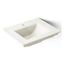 25" Pedestal/Console Table Bathroom Sink (Biscuit), K-29999-1-96