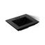 25" Pedestal/Console Table Bathroom Sink (Black/Black), K-29999-4-7