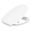 Papyrus Quiet-Close Elongated Toilet Seat (White), K-30782-0
