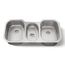 41-3/4" Undermount Triple-Bowl Kitchen Sink (Stainless Steel), K-3166-NA