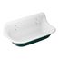 Brockway 36" Wall-Mount Utility Sink (Teal Exterior w/ White Interior), K-3200-PAT-0
