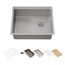 Strive 23" Undermount Single-Bowl Workstation Kitchen Sink (Stainless Steel), K-33659-PC-NA