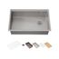 Strive 29" Undermount Single-Bowl Workstation Kitchen Sink (Stainless Steel), K-33660-PC-NA