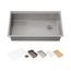Strive 32" Undermount Single-Bowl Workstation Kitchen Sink (Stainless Steel), K-33662-PC-NA