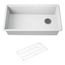 Billings 32-1/2" Undermount Single-Bowl Kitchen Sink (Matte White), K-33710-CM6