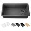 Billings 32-1/2" Undermount Single-Bowl Workstation Kitchen Sink (Matte Graphite), K-33710-PC-CM7