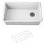 Billings 29" Undermount Single-Bowl Kitchen Sink (Matte White), K-33712-CM6