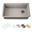 Billings 29" Undermount Single-Bowl Workstation Kitchen Sink (Matte Taupe), K-33712-PC-CM3