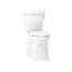 Corbelle Two-Piece Elongated Toilet w/ Skirted Trapway, 1.28 Gpf (White), K-3814-RA-0