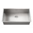Vault 32" Undermount Single-Bowl Large Kitchen Sink (Stainless Steel), K-3821-NA