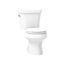 Wellworth Two-Piece Round-Front Toilet, Dual-Flush (White), K-3987-0