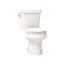 Wellworth Two-Piece Round-Front Toilet, Dual-Flush (Biscuit), K-3987-96