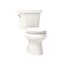 Wellworth Two-Piece Elongated Toilet, Dual-Flush (Biscuit), K-3988-96