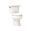 Wellworth Two-Piece Round-Front Toilet, 1.28 Gpf (Biscuit), K-3997-96