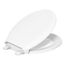 Cachet Quick-Release Round-Front Toilet Seat (White), K-7316-0