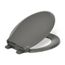 Readylatch Quiet-Close Round-Front Toilet Seat (Thunder Grey), K-4639-RL-58