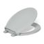 Readylatch Quiet-Close Round-Front Toilet Seat (Ice Grey), K-4639-RL-95