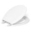 Quick-Release Round-Front Toilet Seat (White), K-4662-0