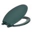 Glenbury Readylatch Quiet-Close Elongated Toilet Seat (Teal), K-4733-RL-17
