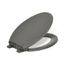 Readylatch Quiet-Close Elongated Toilet Seat (Thunder Grey), K-4733-RL-58