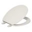 Brevia Quick-Release Round-Front Toilet Seat (Almond), K-4775-47
