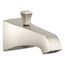 Memoirs Stately Wall-Mount Bath Spout w/ Deco Design And Diverter (Vibrant Brushed Nickel), K-496-V-BN