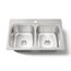 33" Top-Mount Double-Bowl Kitchen Sink (Stainless Steel), K-5267-1-NA
