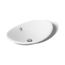 20-3/4" Oval Vessel Bathroom Sink (White), K-5403-W-0