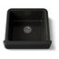 23-1/2" Undermount Single-Bowl Farmhouse Kitchen Sink (Black/Black), K-5664-7