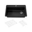 Riverby 33" Top-Mount Single-Bowl Kitchen Sink (Black), K-5871-1A1-7