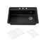 Riverby 33" Top-Mount Single-Bowl Kitchen Sink (Black), K-5871-3A1-7