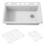 Riverby 33" Undermount Single-Bowl Kitchen Sink (White), K-5871-5UA1-0