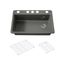 Riverby 33" Undermount Single-Bowl Kitchen Sink (Thunder Grey), K-5871-5UA1-58
