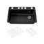 Riverby 33" Undermount Single-Bowl Kitchen Sink (Black), K-5871-5UA1-7