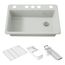 Riverby 33" Undermount Single-Bowl Kitchen Sink (Sea Salt), K-5871-5UA1-FF