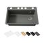 Riverby 33" Undermount Single-Bowl Workstation Kitchen Sink (Thunder Grey), K-5871-5UPC-58