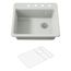 Riverby 25" Top-Mount Single-Bowl Kitchen Sink (Sea Salt), K-5872-4A1-FF