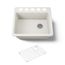 25" Undermount Single-Bowl Kitchen Sink (Biscuit), K-5872-5UA1-96