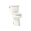 Highline Two-Piece Elongated Toilet, Dual-Flush (Biscuit), K-6393-96