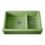 Whitehaven Smart Divide 35-3/4" Undermount Double-Bowl Farmhouse Kitchen Sink (Fresh Green), K-6427-34
