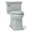 One-Piece Compact Elongated Toilet w/ Skirted Trapway, 1.28 Gpf (Ice Grey), K-6428-95