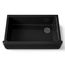 35-3/4" Undermount Single-Bowl Farmhouse Kitchen Sink (Black/Black), K-6489-7