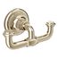 Artifacts Double Robe Hook (Vibrant French Gold), K-72572-AF