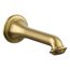 Artifacts Wall-Mount Bath Spout w/ Turned Design (Vibrant Brushed Moderne Brass), K-72792-2MB
