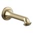 Artifacts Wall-Mount Bath Spout w/ Turned Design (Vibrant French Gold), K-72792-AF