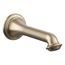 Artifacts Wall-Mount Bath Spout w/ Turned Design (Vibrant Brushed Bronze), K-72792-BV