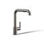 Pull-Out Kitchen Sink Faucet w/ Three-Function Sprayhead (Vibrant Titanium), K-7505-TT
